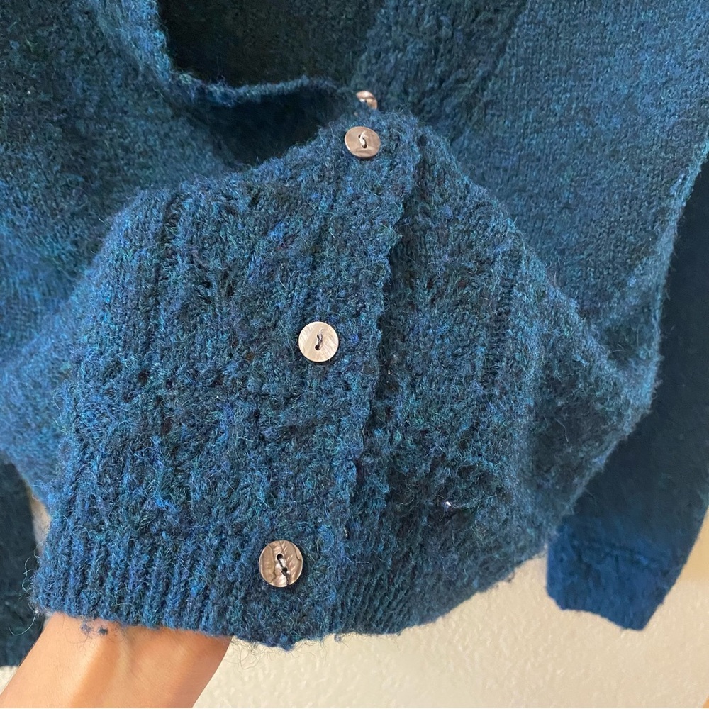 Sundance Wool Blend Button Up Cardigan Sweater - Picture 2 of 6
